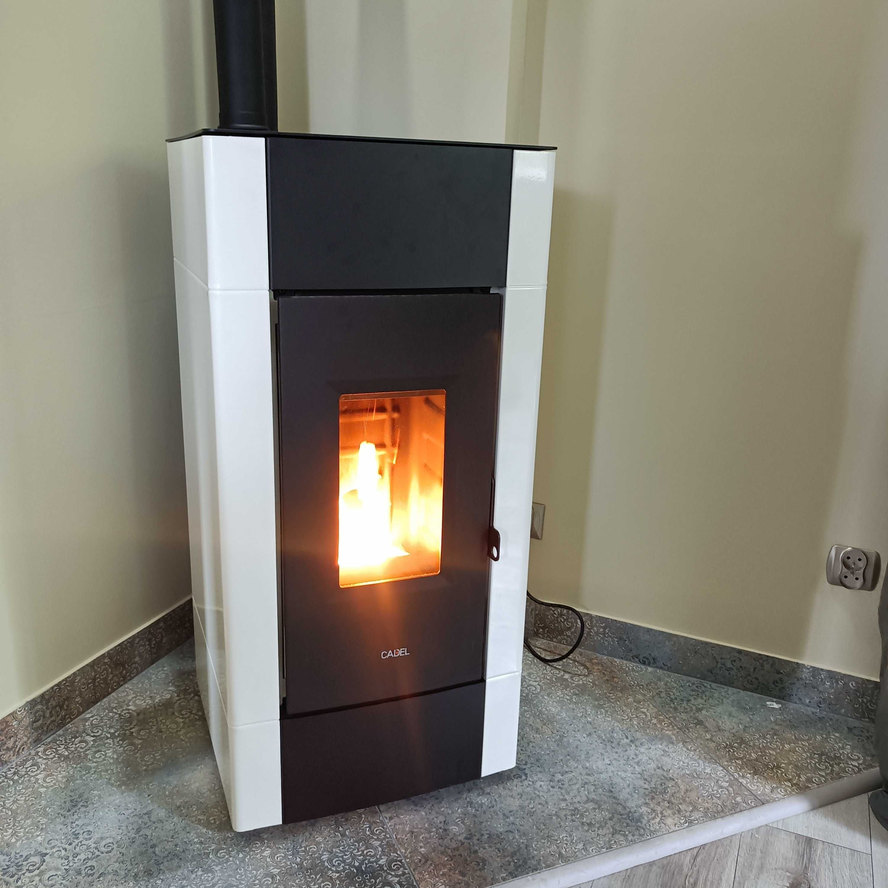 Piec kominek piecyk na pellet z dystrybucją DGP Cadel Cristal PLUS 9kw