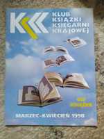 Katalog klub książki księgarni krajowej 1998