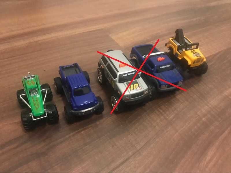resoraki monster truck, jeep