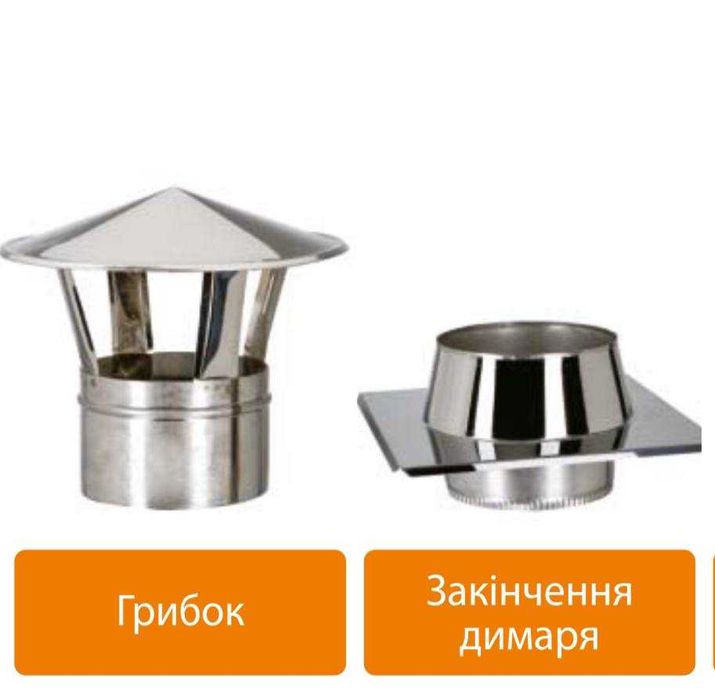 Дымоходы одностенные из нержавеющей стали AISI 201 завод-"ЛІРА-ЛТД"