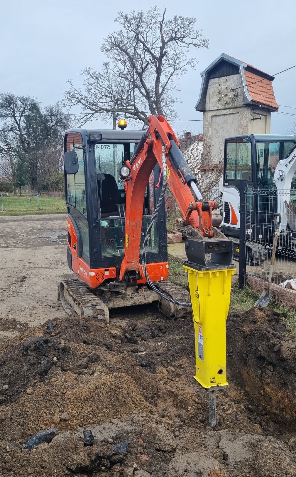 Wynajem Ladowarki Bobcat Uslug miniładowarka  Wroclaw Bielany Olesnica