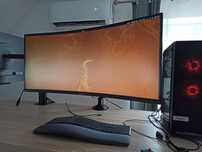 Monitor 34" Gigabyte G34WQC Curved HDR Zakrzywiony 3440x144 PX 144 HZ