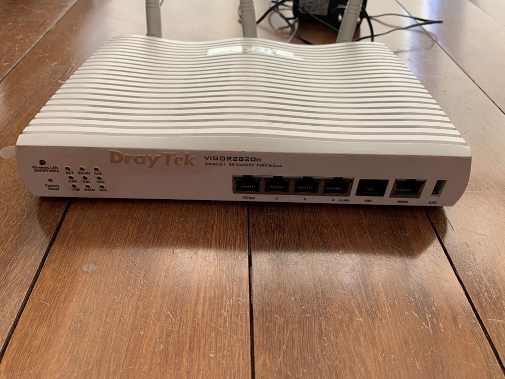 Draytek VIGOR 2820n (dual WAN)