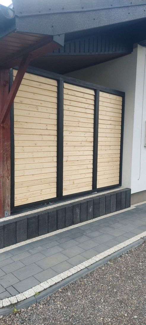Żaluzje ogrodowe deski shutters ruchome deseczki