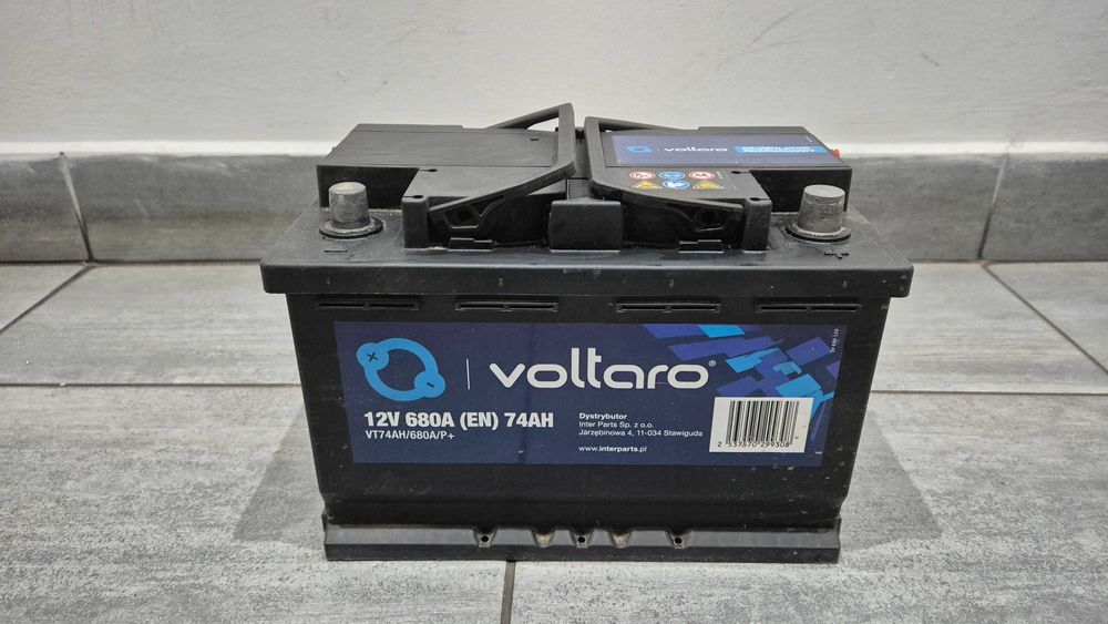 Akumulator używany VOLTARO 12V 74AH 680A