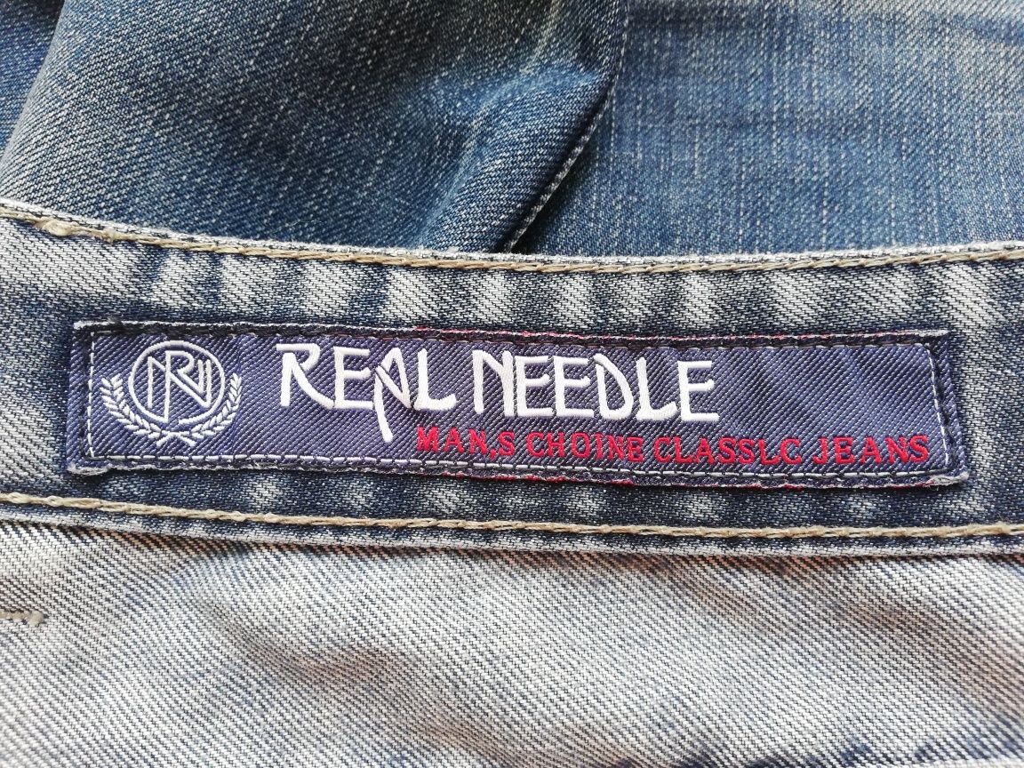 Spodnie jeansowe męskie Real Needle r. 31