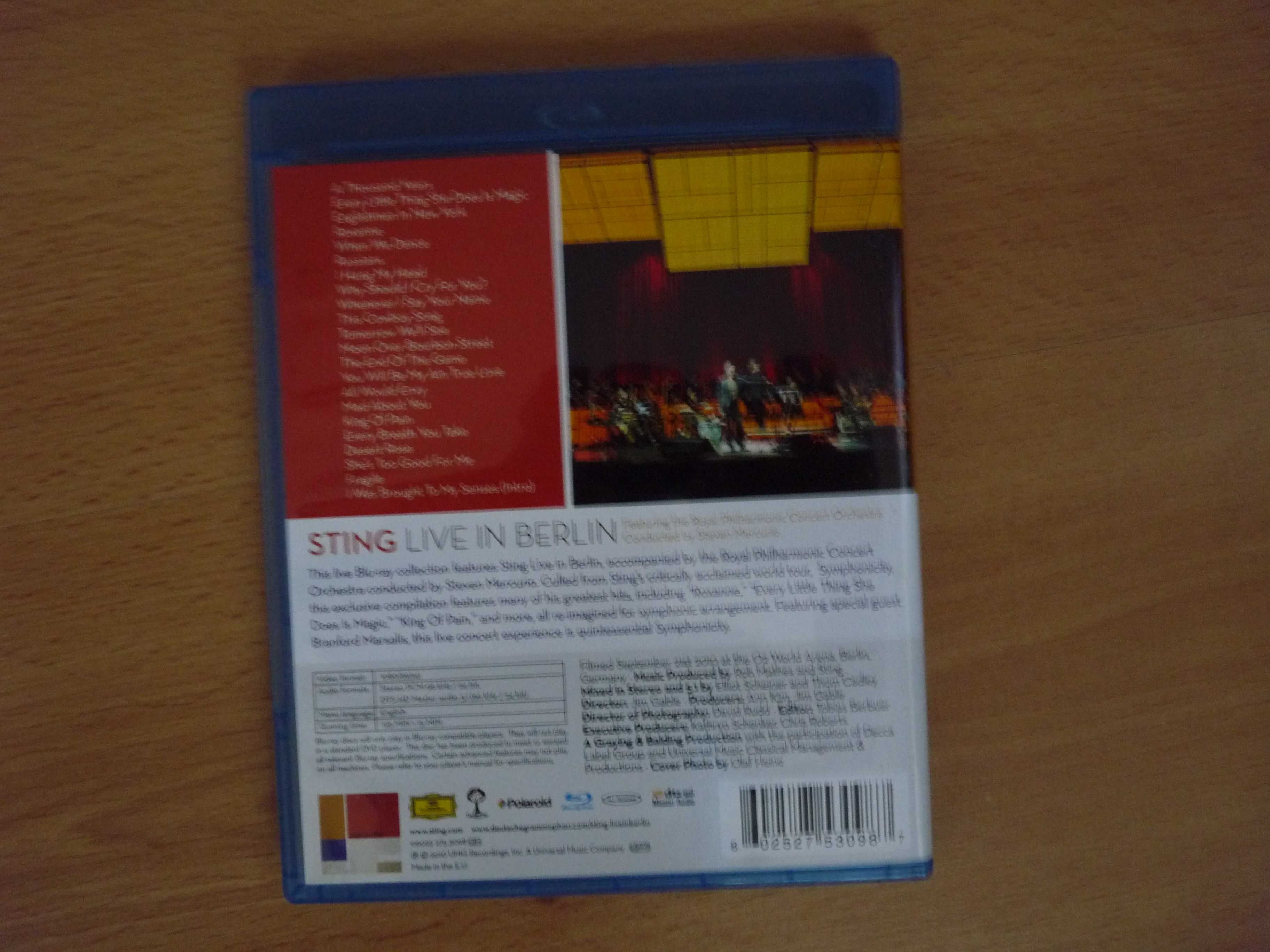 STING Live In Berlin  Blu Ray  STAN SUPER