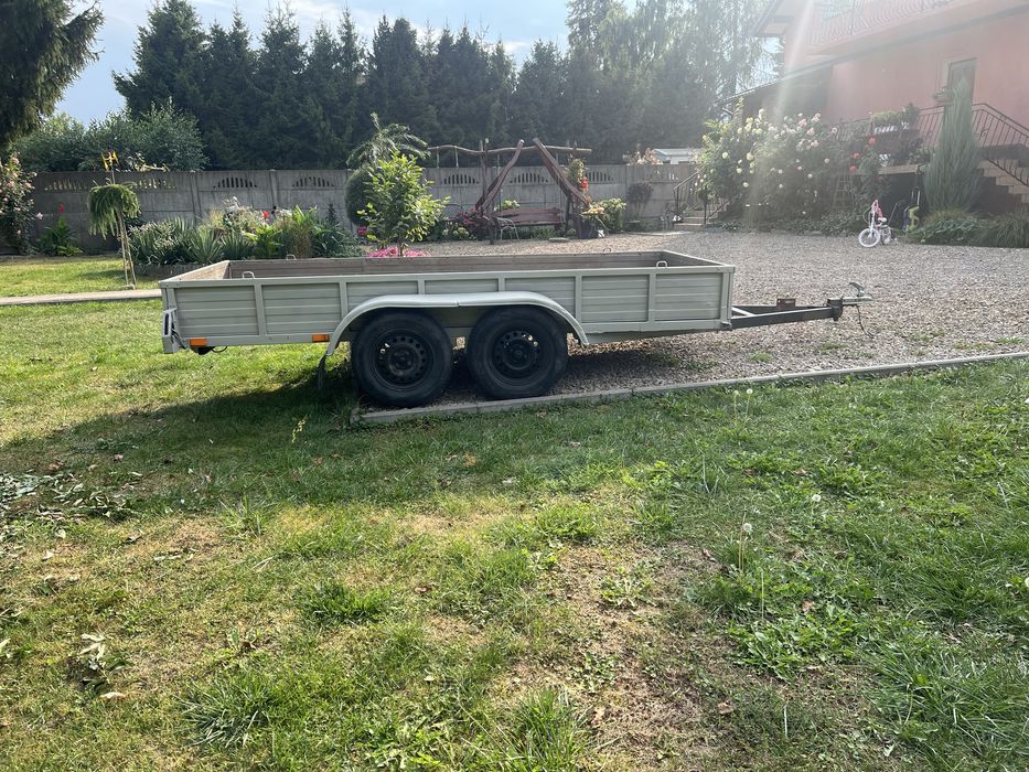 Przyczepa Pancerna na resorach - zarejestrowana