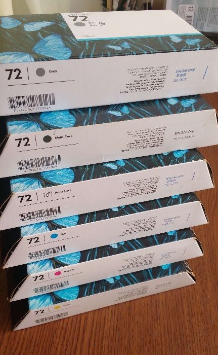 Картридж HP72 C9370A, C9371A, C9372A, C9373A, C9374A, C9403A, HP726