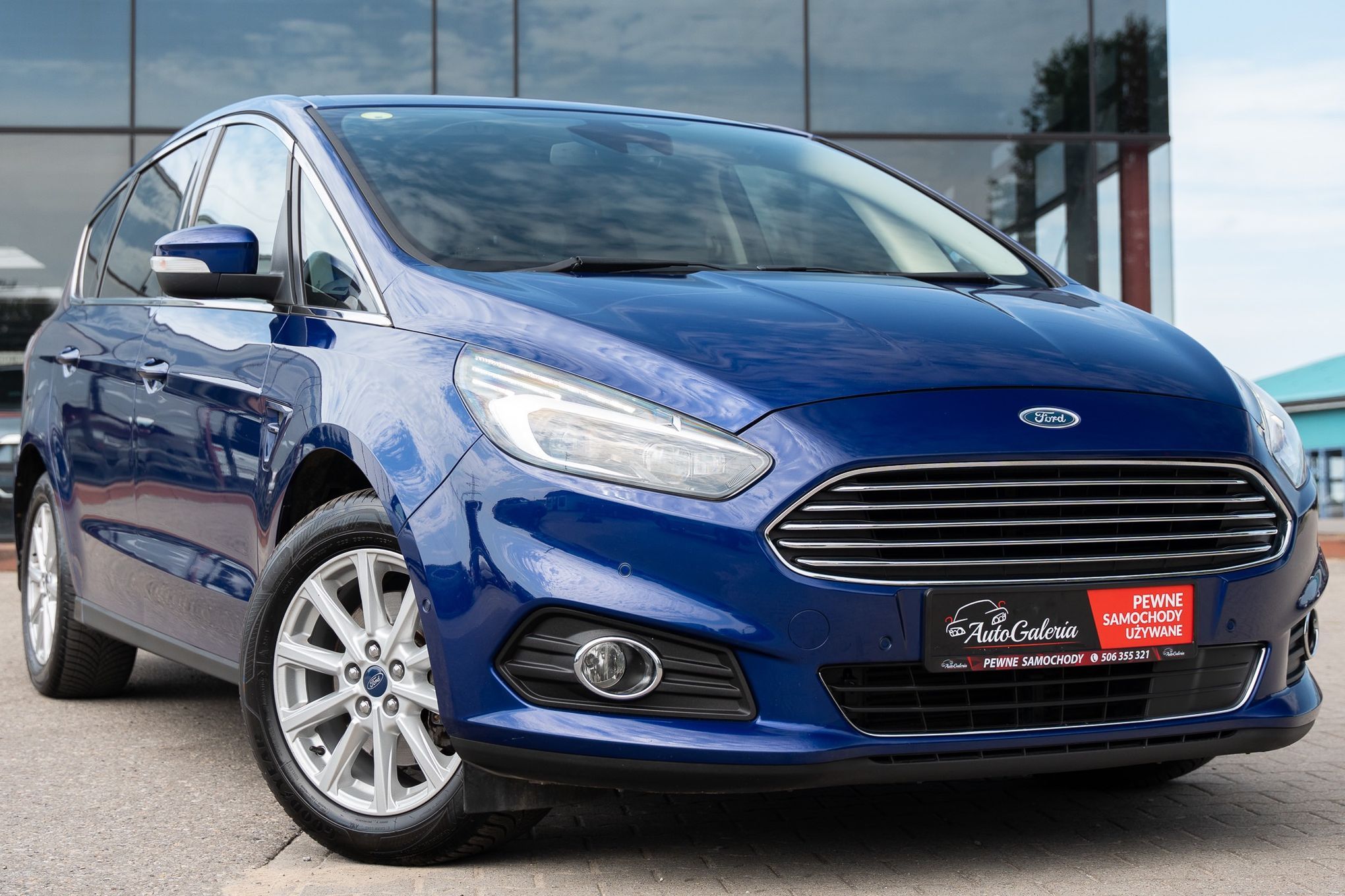 Ford S-Max Rodzinny Titanium 2.0TDCI 150PS Skóra Navi Kamera Sony Elektr Klap MAX