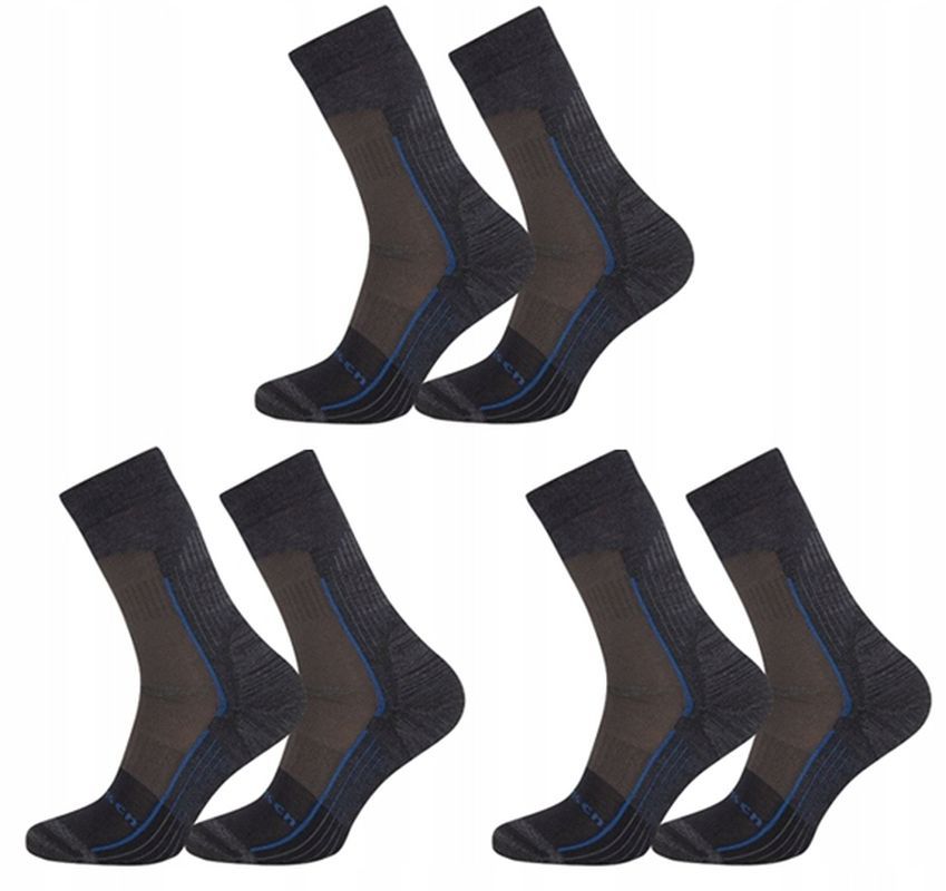 3 Pary Fjord Nansen Skarpety Trek Kev Merino 35-38