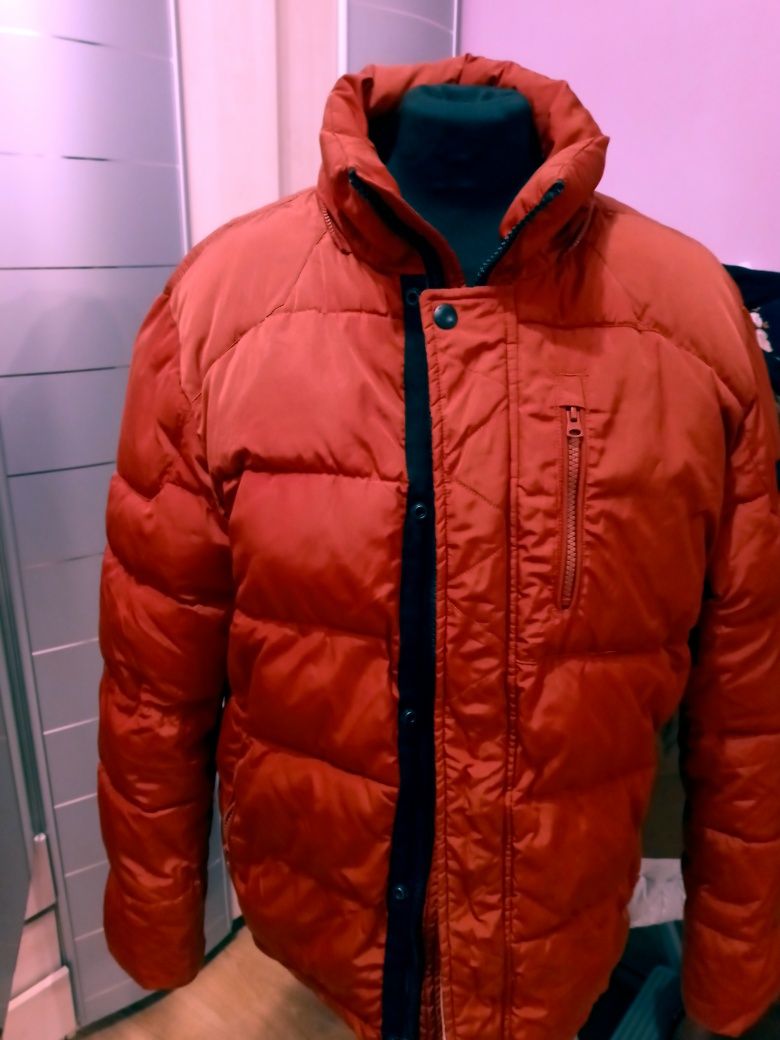 Kurtka zimowa meska L Wrangler rdzawy kolor