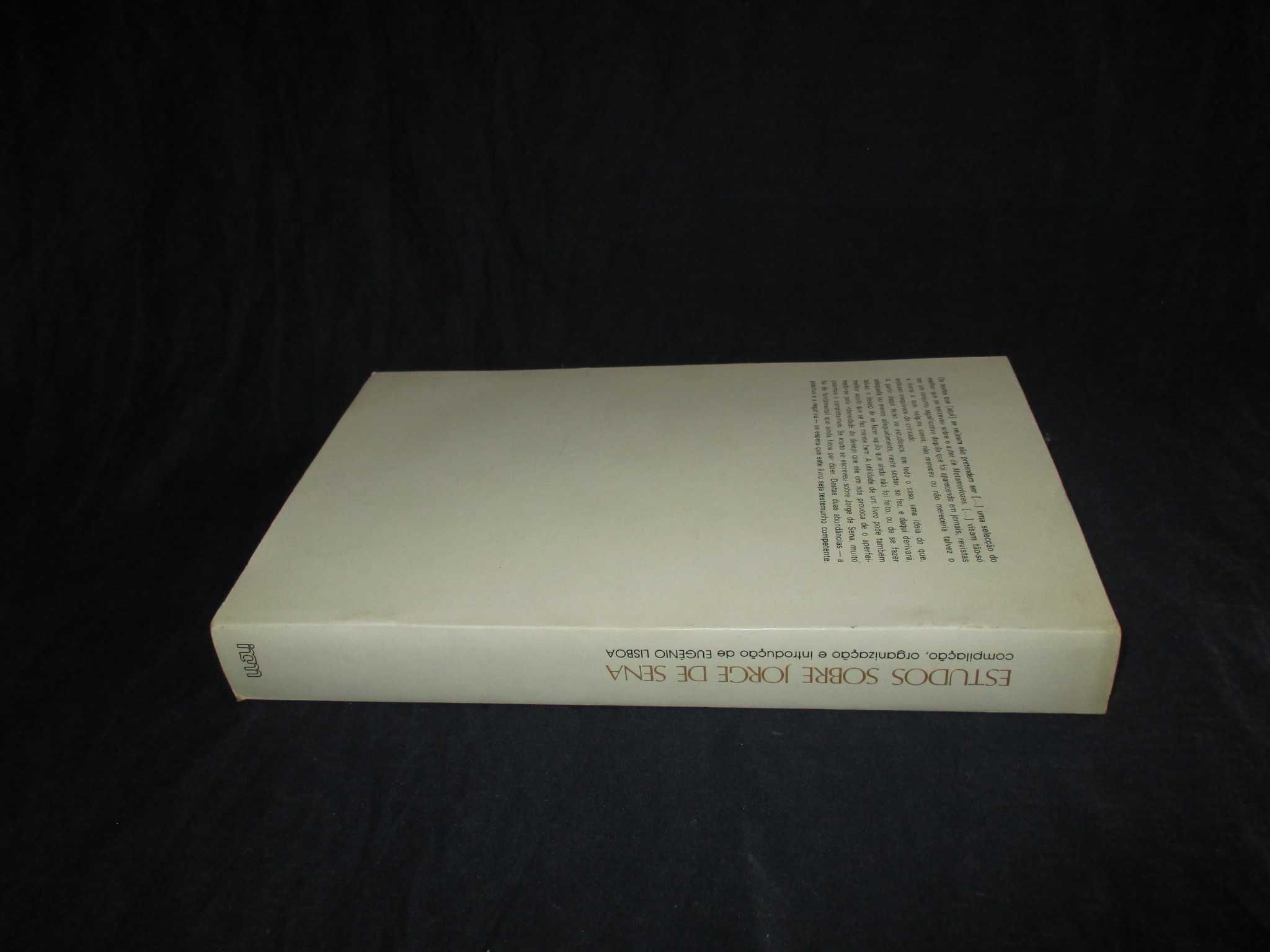Livro Estudos sobre Jorge de Sena Eugénio Lisboa INCM