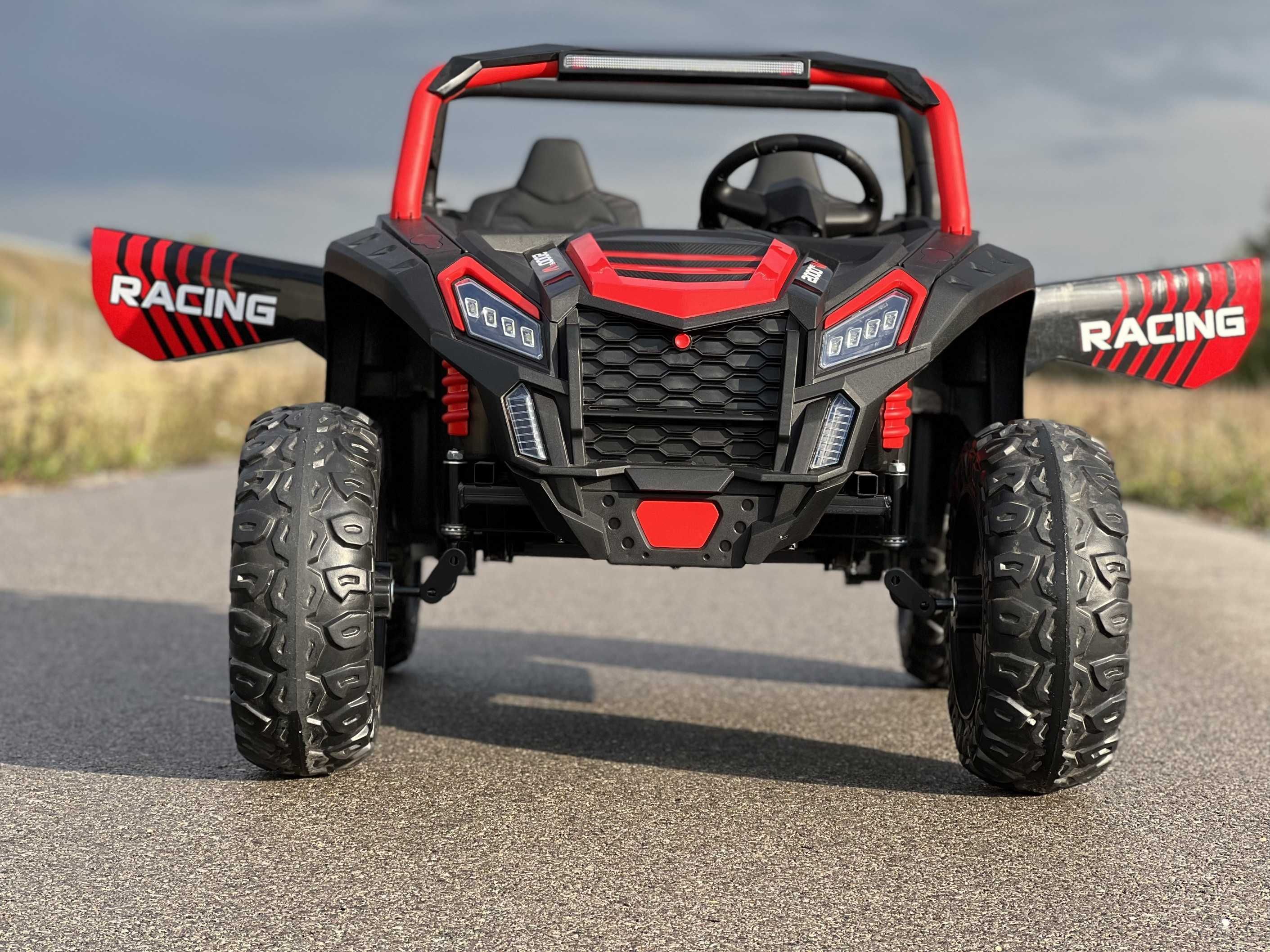 Duże auto dla dzieci BUGGY RACING A032 4x200W + duży akumulator!