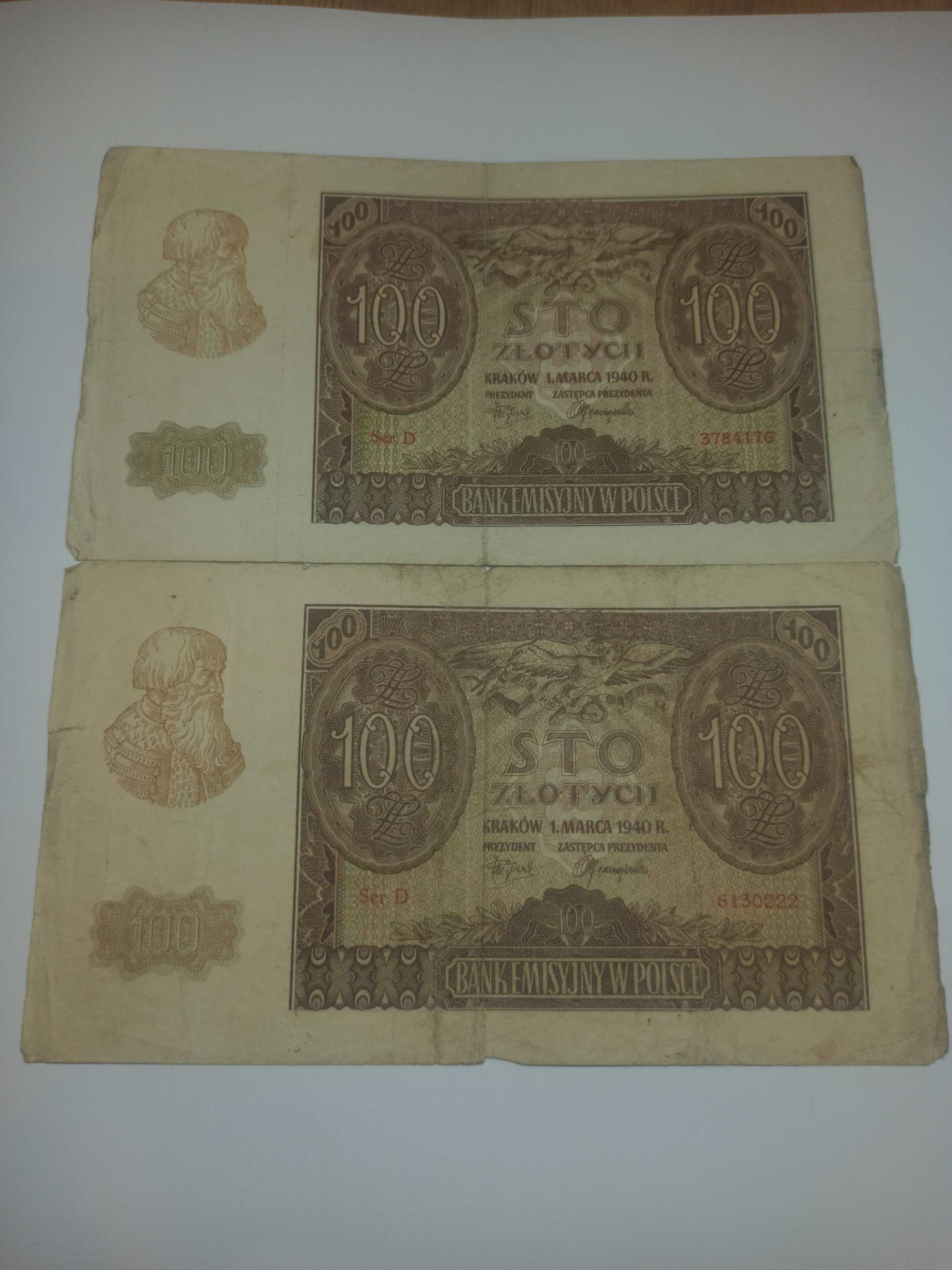 100 złotych 1940 r.