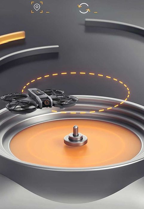 Dron kontroler LCD 2 kamery silnik bezszczotkowy 145G WIFI 2x AKU