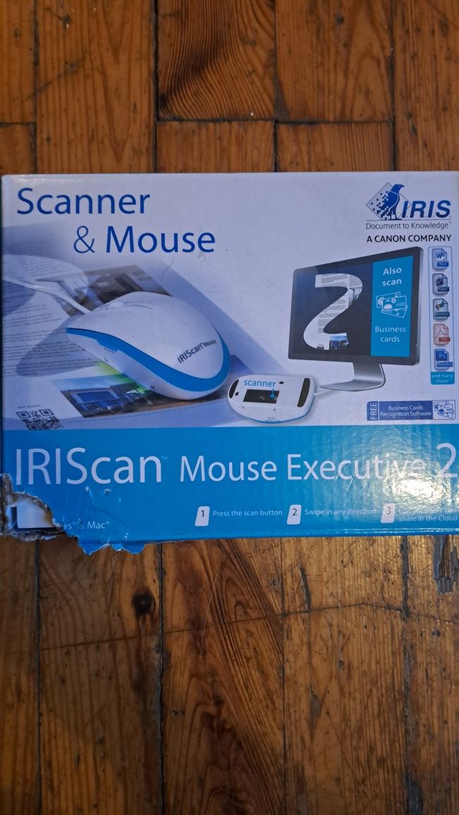 Mysz ze skanerem IRIS Executive 2, A3, USB