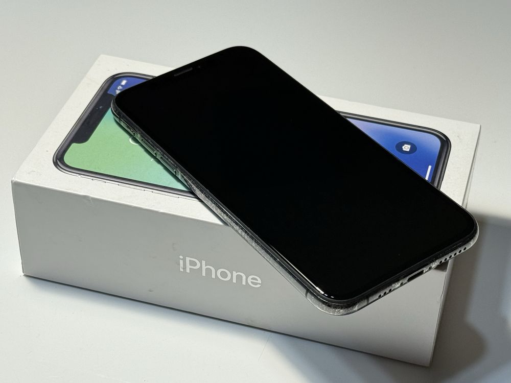 iPhone XS 256 GB Czarny # Bateria 73 %# Stan BDB # Komplet