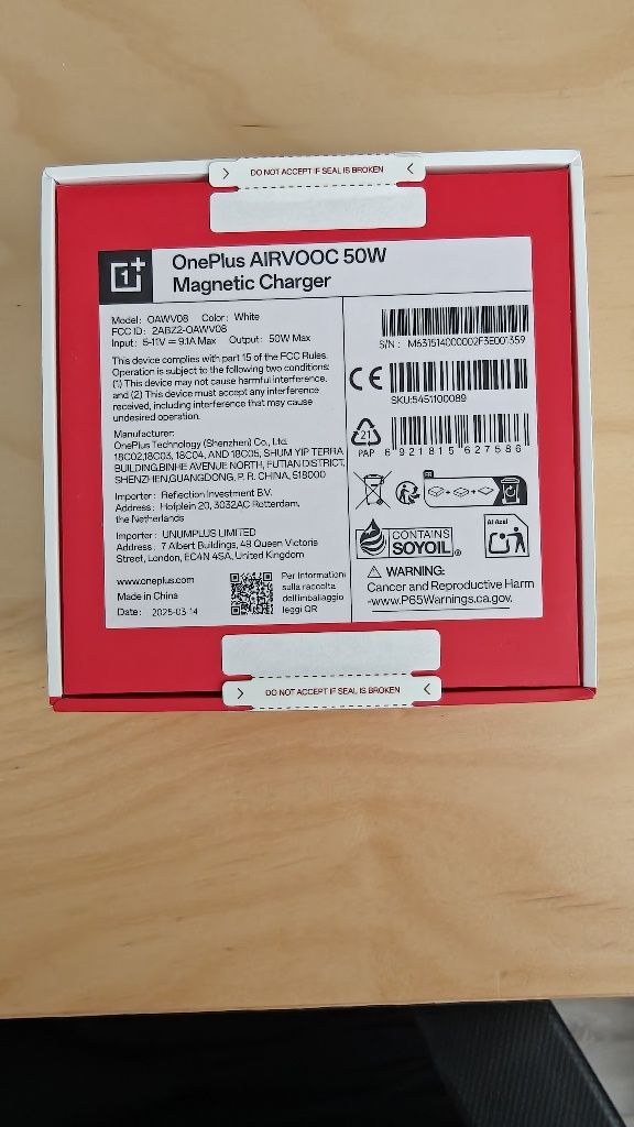 Ładowarka bezprzewodowa OnePlus AIRVOOC 50W