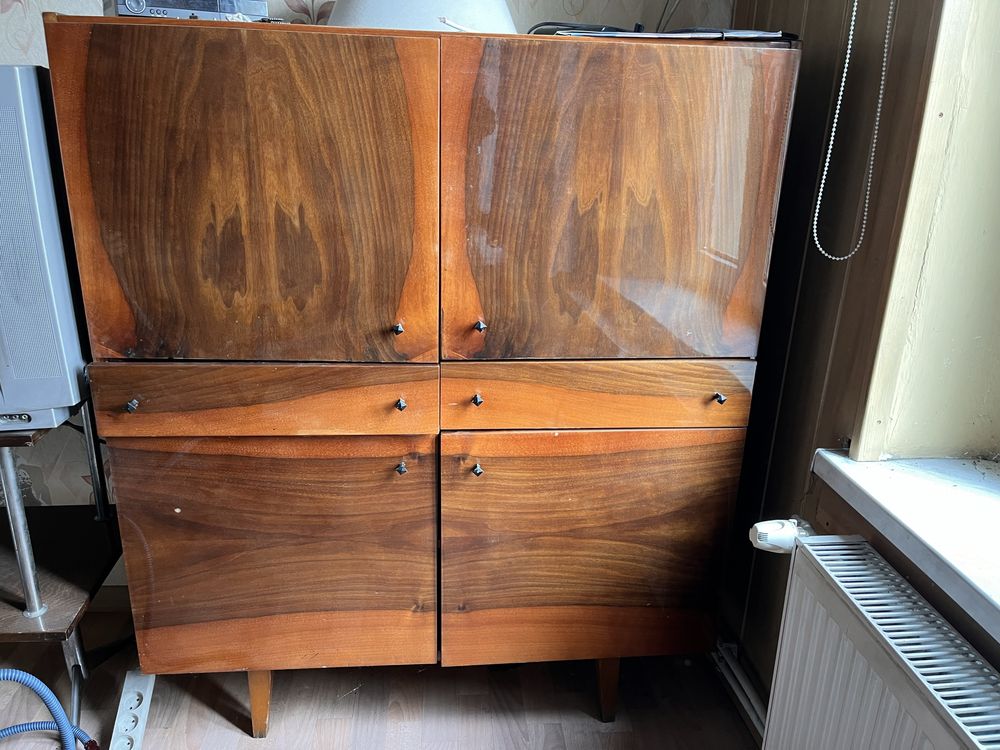 Meble klasyki retro lata 60 70 połysk