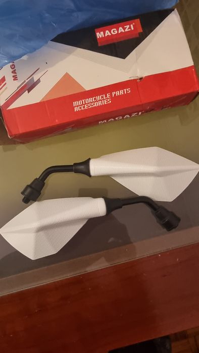Par de espelhos retrovisor da motocicleta/scooter motocross