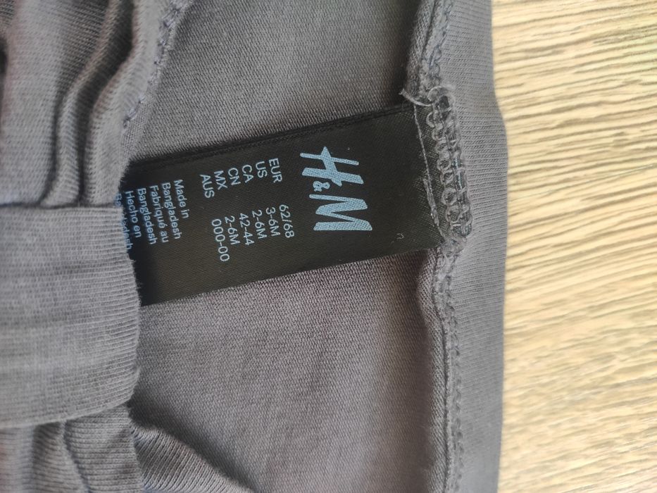 Czapka z wiązaniem dziewczynka H&M 62 68 wiosna