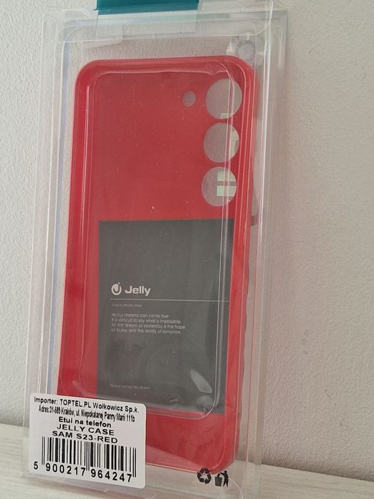 Jelly Case do Samsung Galaxy S23 czerwony