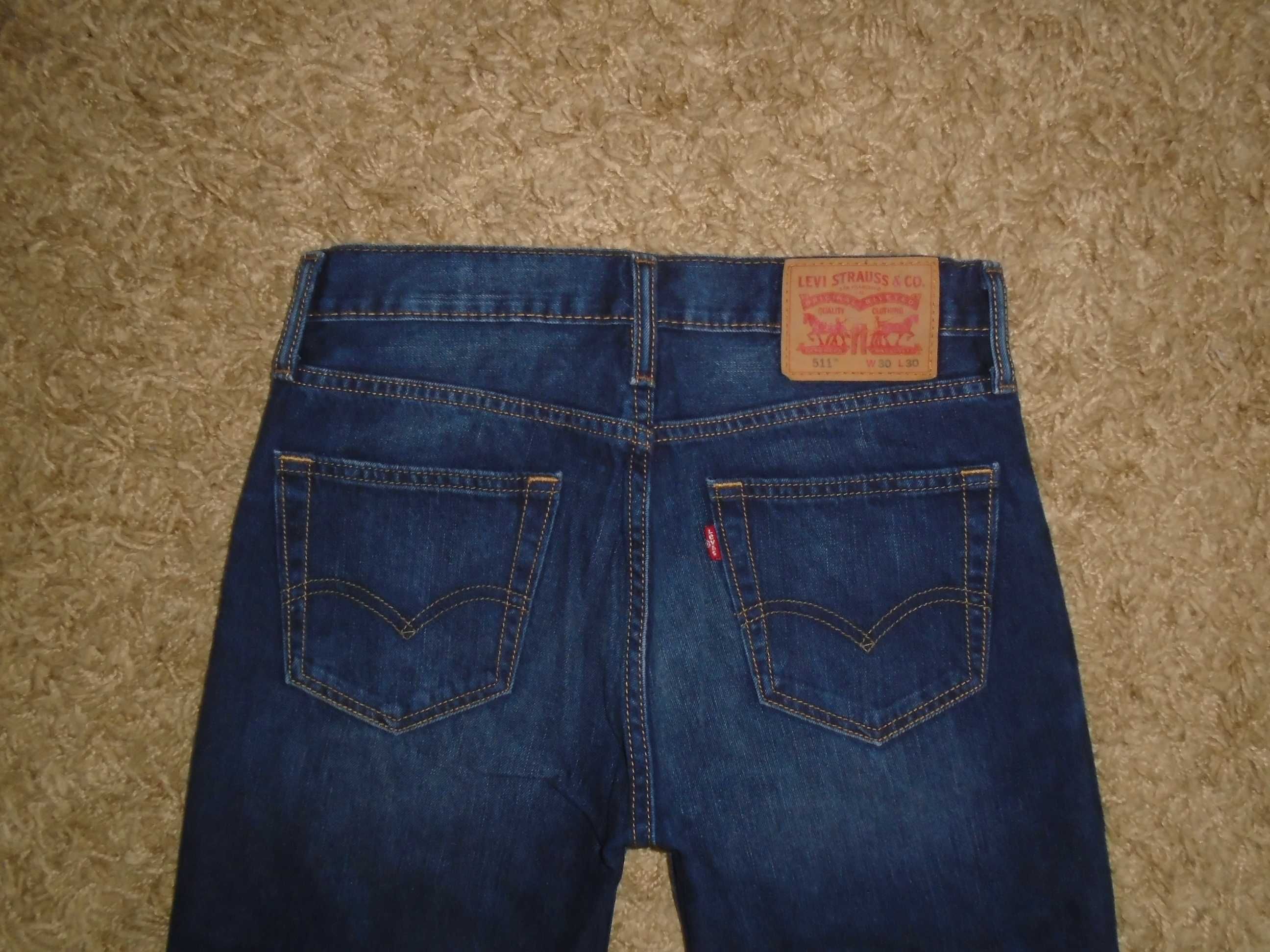 Джинсы Levis 511 USA W30 L30