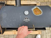 Grill Jamestown Offset Smoker - Wędzarnia - do odświeżenia KOMPLETNY