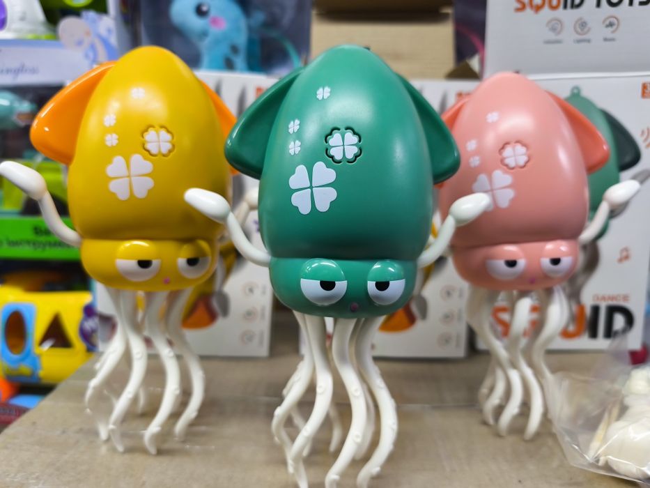 Танцюючий Кальмар Восьминіг музичний Dancing медуза