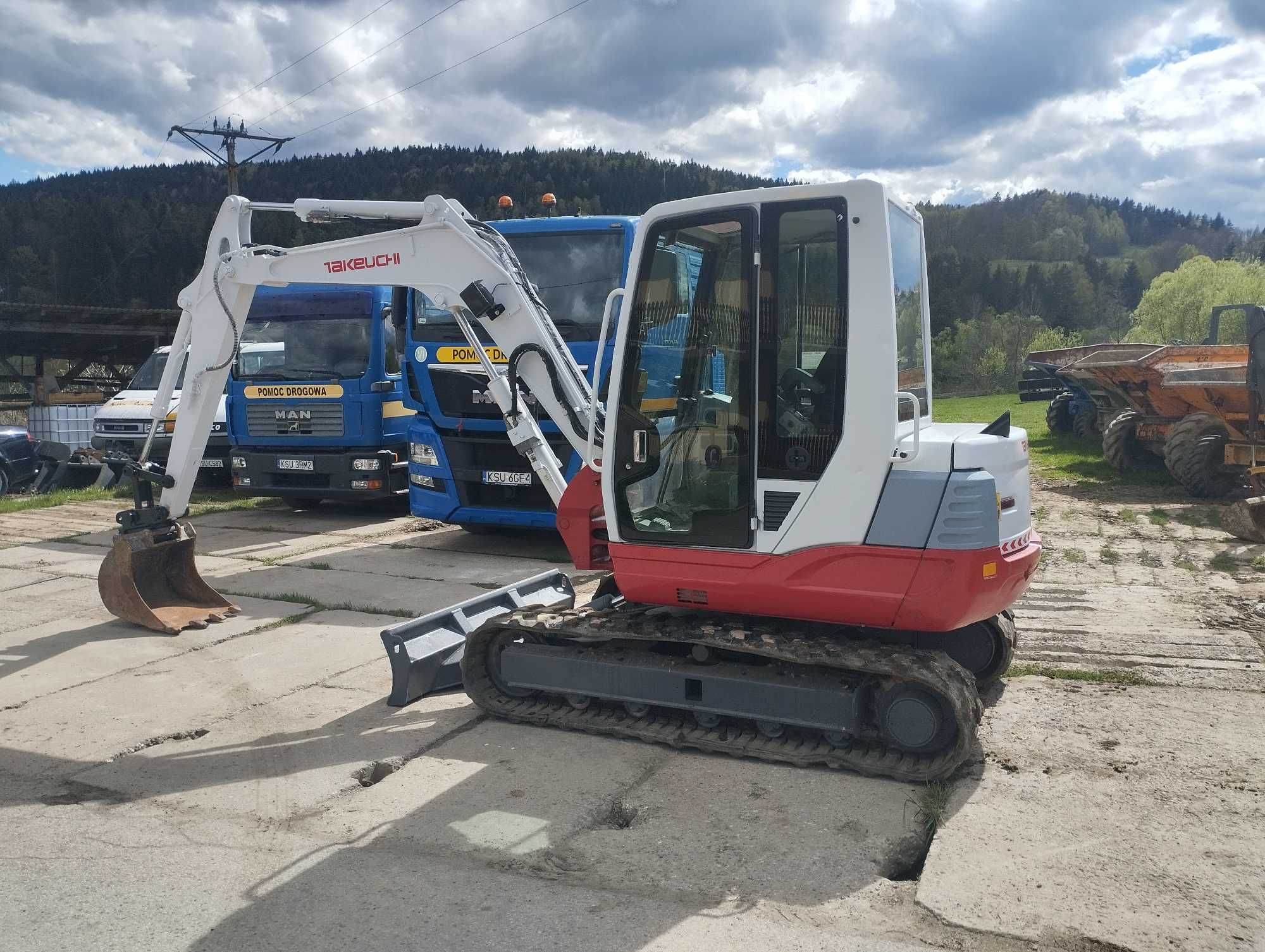 minikoparka takeuchi tb 250 5 ton jcb kubota volvo yanmar