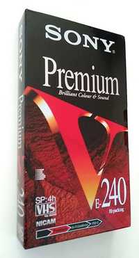 Video VHS kaseta SONY PREMIUM E240 - nowa folia