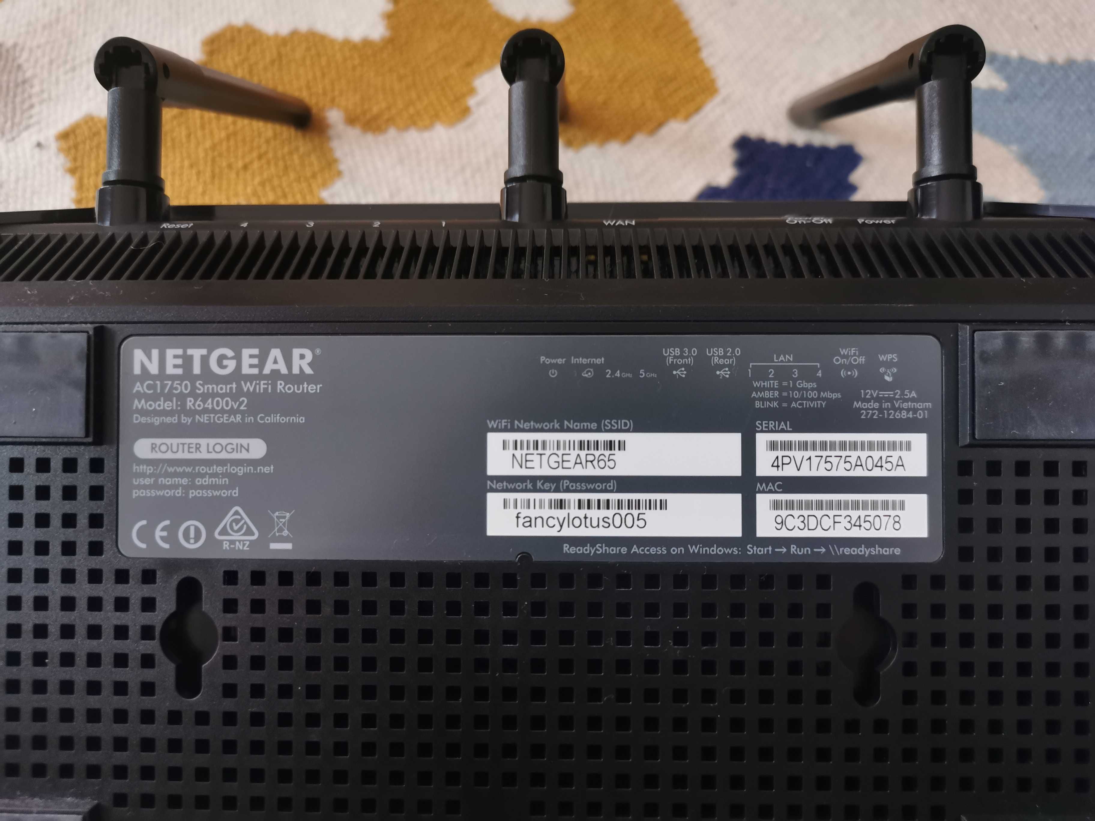 Router smart wifi Netgear R6400v2 | 1300Mb/s | 2xUSB | stan idealny