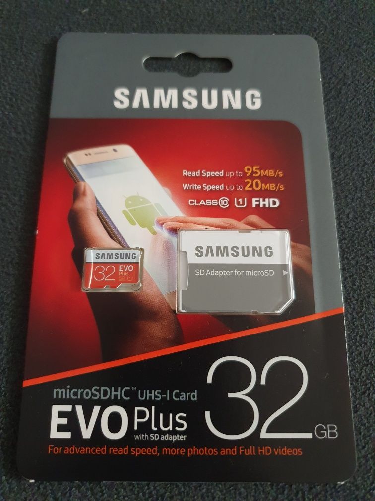 Cartão Memória Samsung Evo plus 32 GB