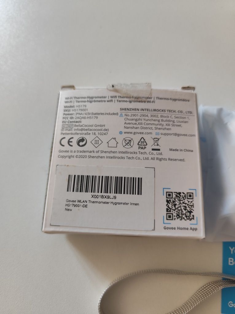 Govee Wi-Fi Termometr i Higrometr – Nowy