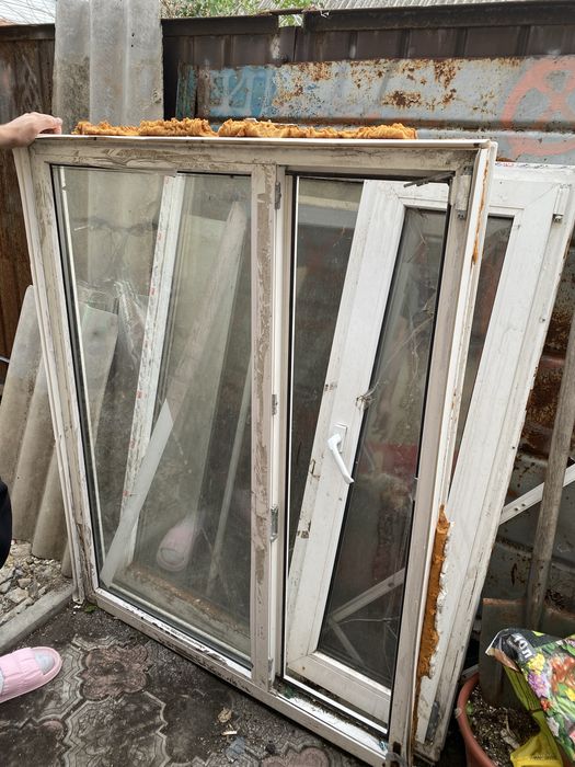 окна б/у продам срочно