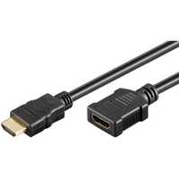 Cabo HDMI Extensão Macho - Femea - TV- 4k - Conector Ouro