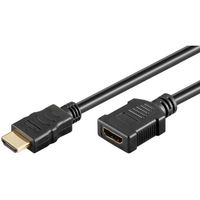 Cabo HDMI Extensão Macho - Femea - TV- 4k - Conector Ouro