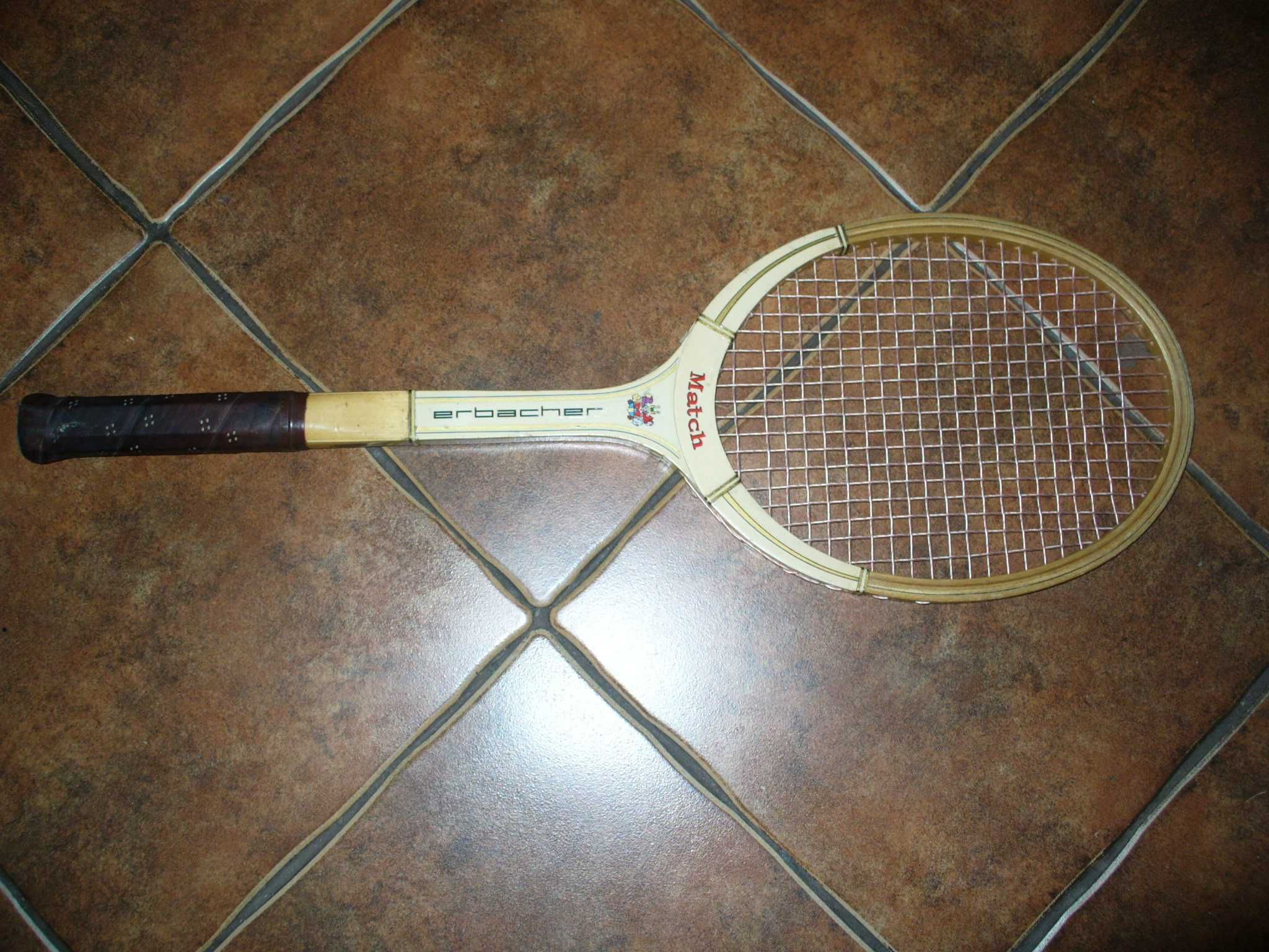 Rakieta tenisowa Erbacher Match,drewniana,kolekcjonerska