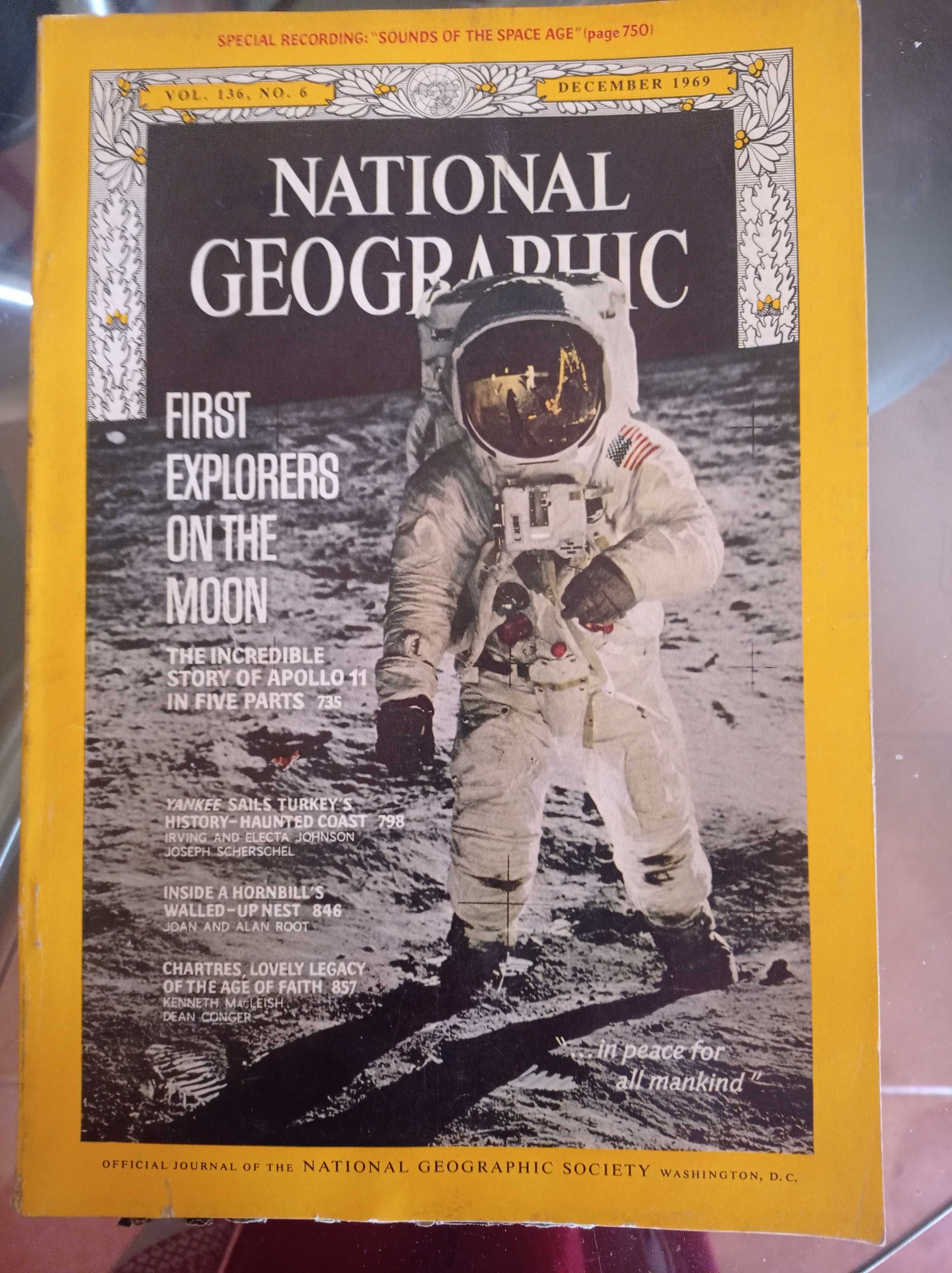 National Geographic 1969 First Explores on the Moon
