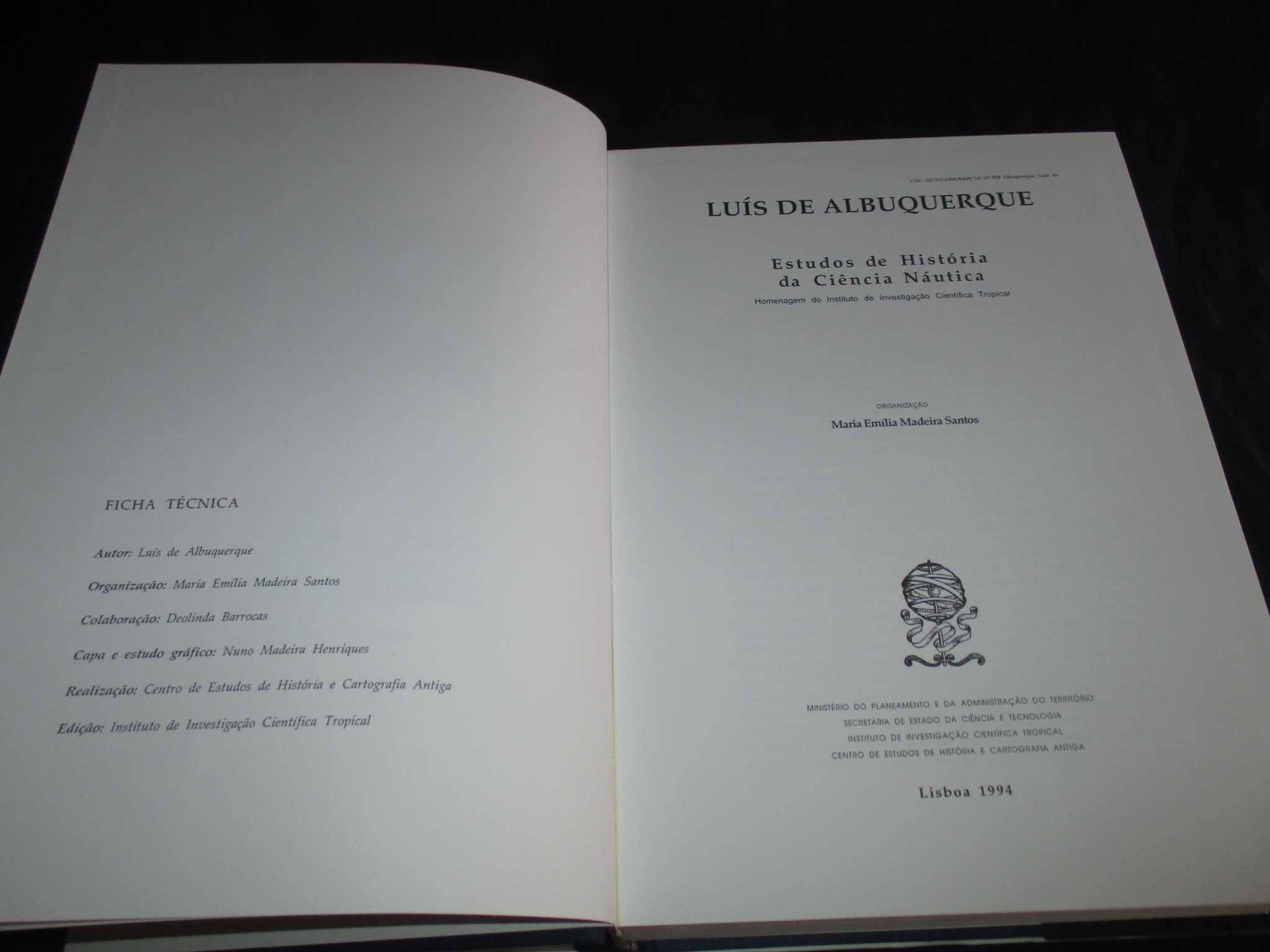 Livro Luís de Albuquerque Estudos de História da Ciência Náutica