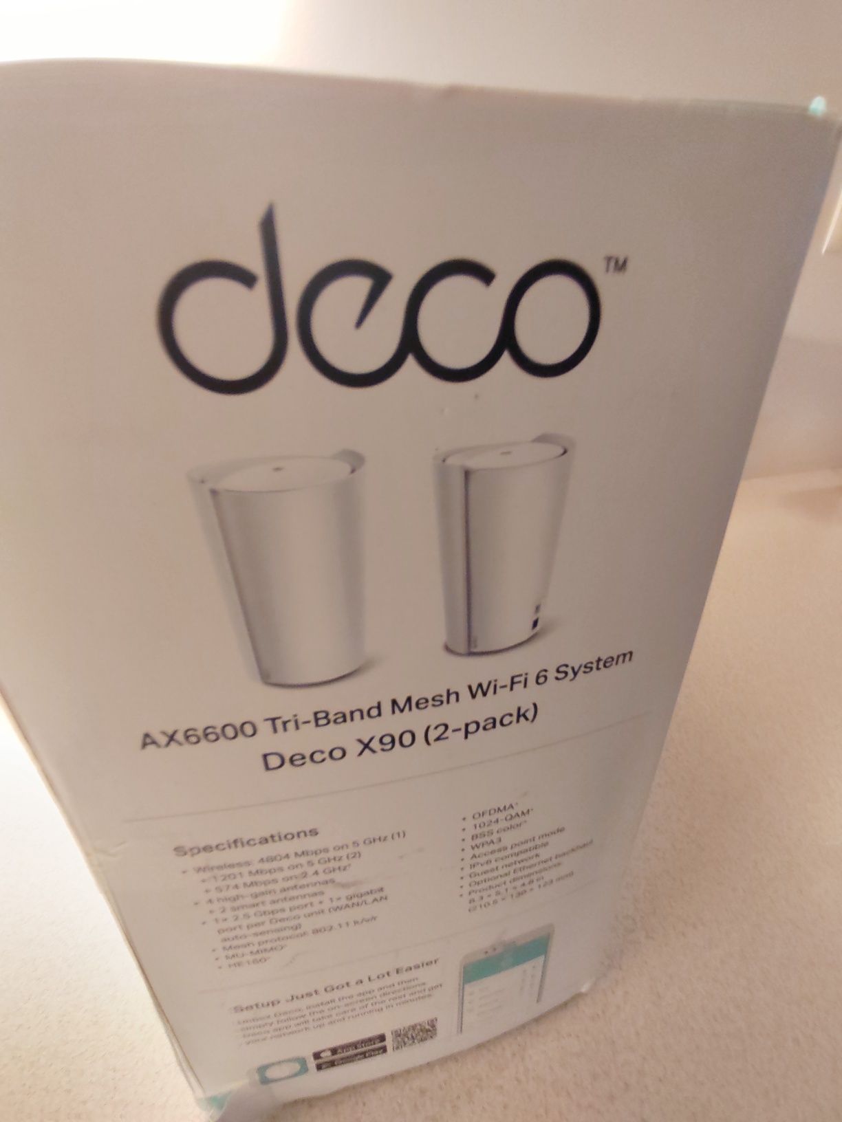 Router mesh tp-link Deco X90 (2 pack)