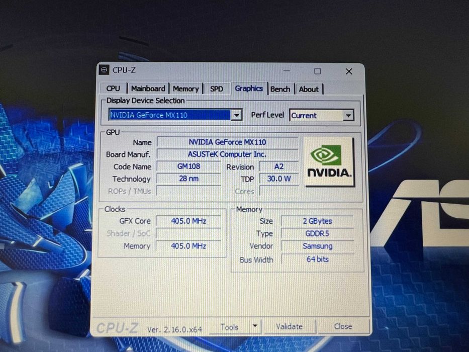 Portátil Asus F512F Core i5 8th, 20Gb Ram, disco SSD, Windows 11