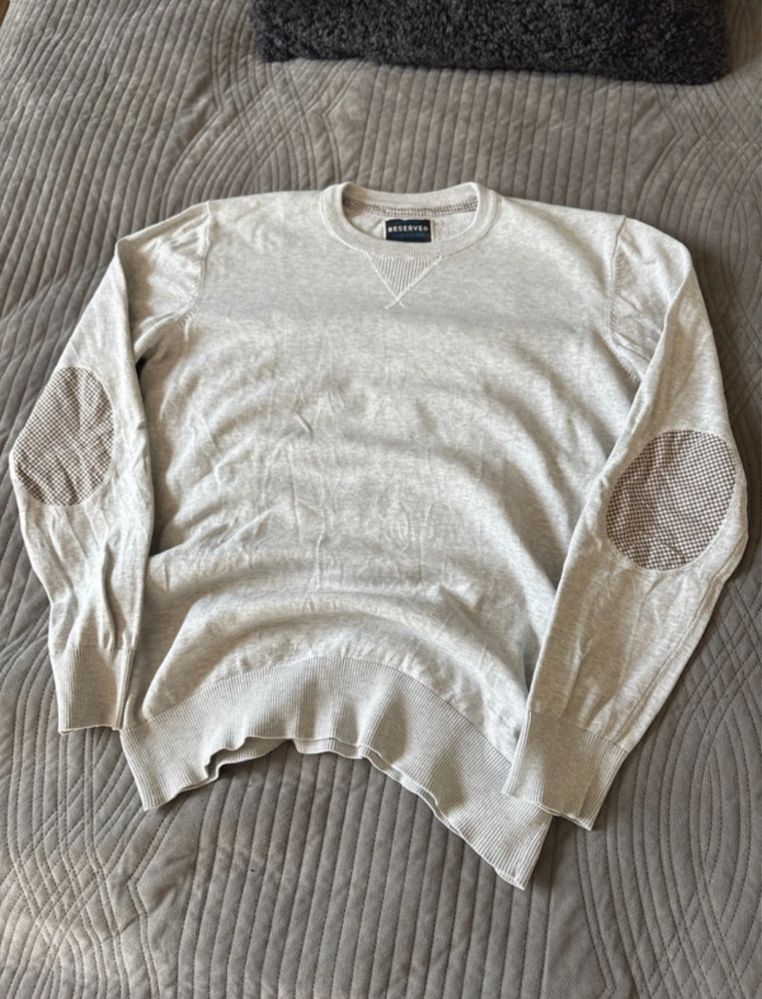 Szary sweter Reserved casual basic elegancki