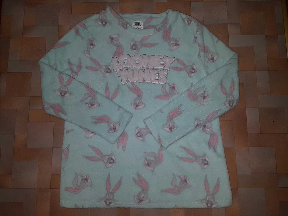 Мега теплый, пушистый комплект Primark, пижама Looney Tunes, плюш М р