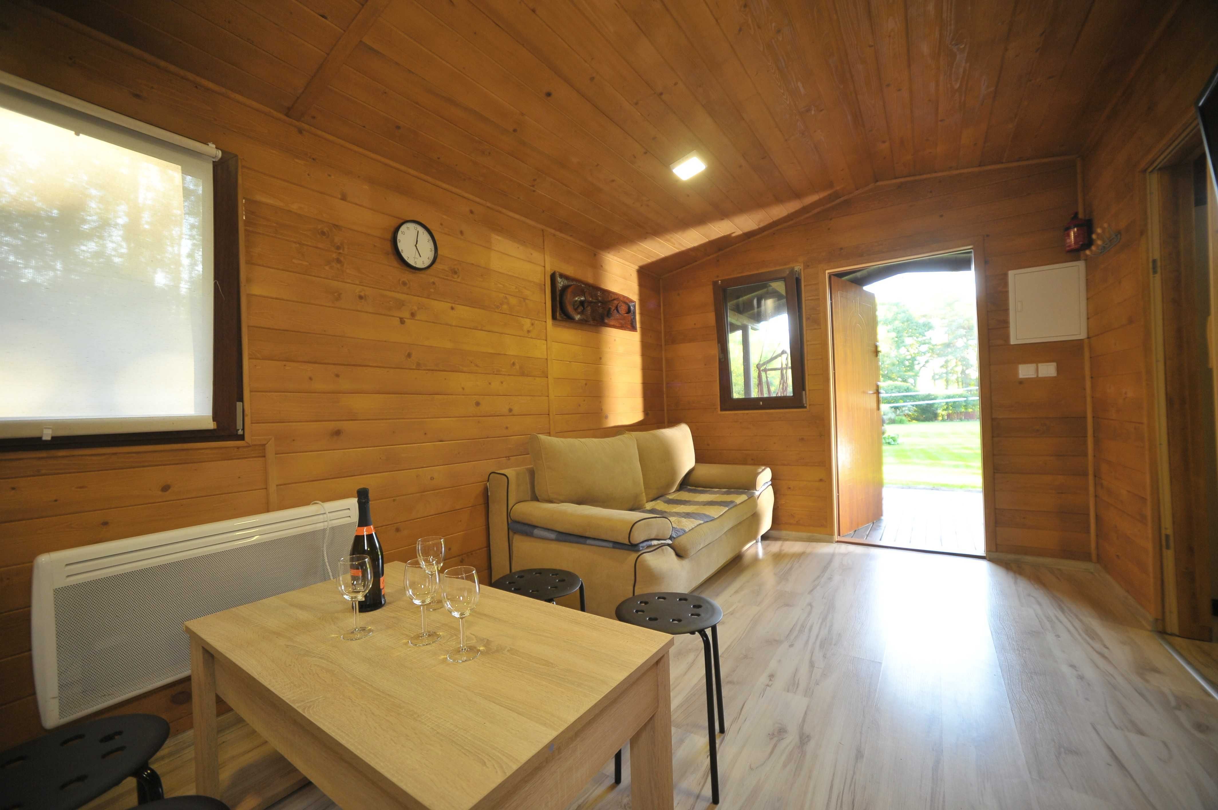 Kraina Relaksu-domki letniskowe Makowo-LINIA BRZEGOWA, POMOST, JACUZZI