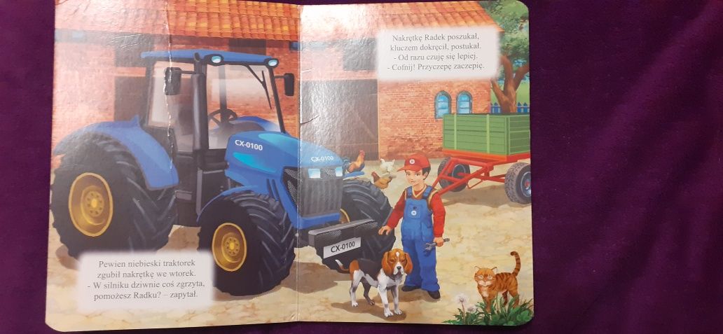 Książka traktor.
