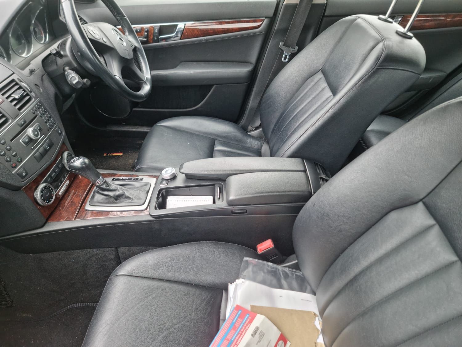 Karoseria Mercedes w204 C-class C359 Granatowa Maska Zderzak Błotnik