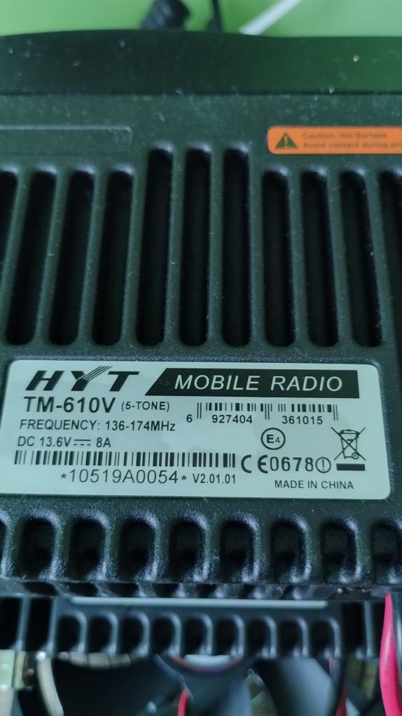 Radio telefonHYT TM 610