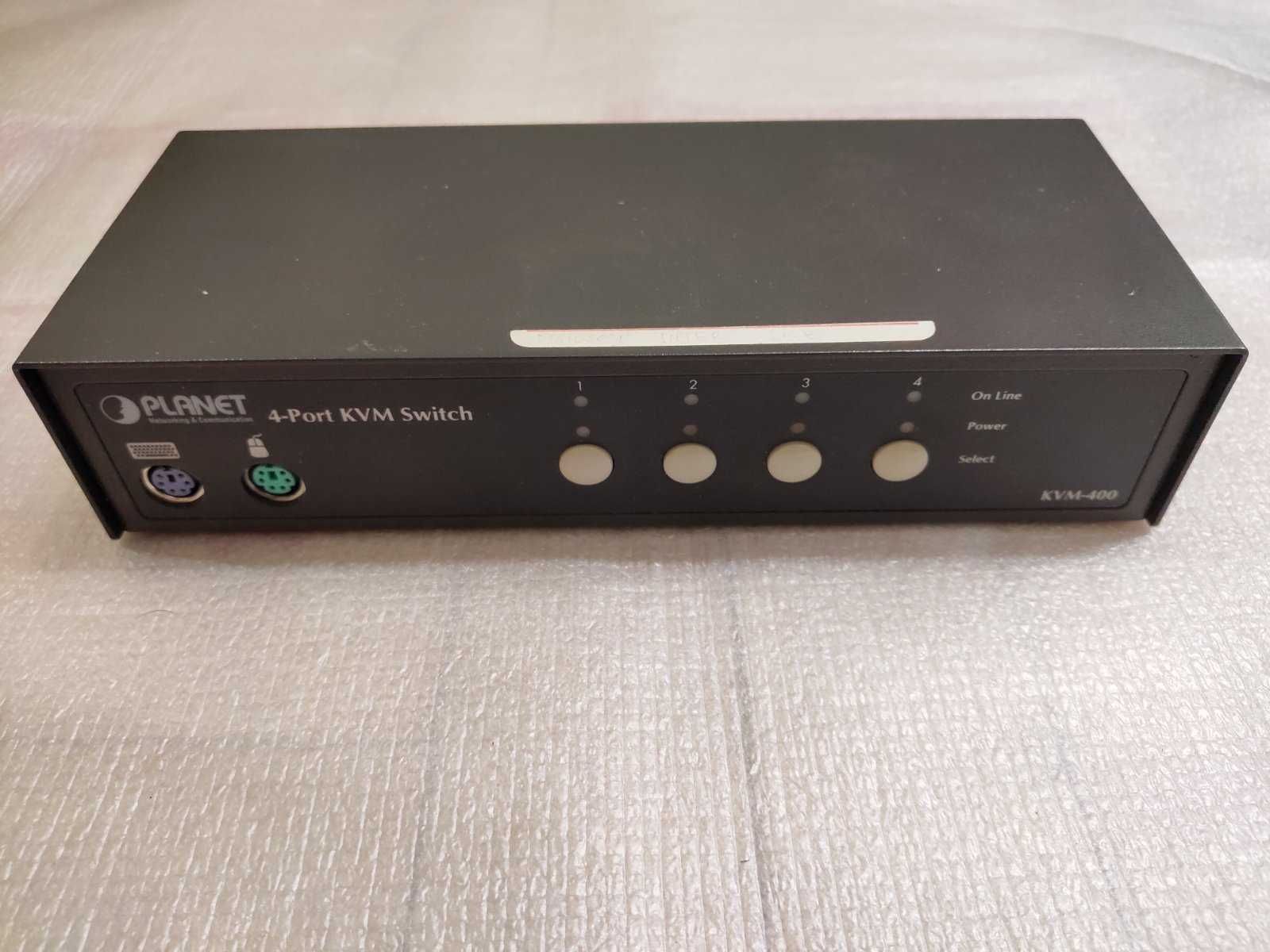 Продам KVM-переключатель (KVM-свитч) Planet KVM-400 полный комплект